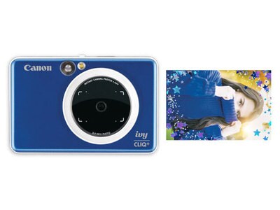 Canon IVY CLIQ+ Instant Camera Printer - Sapphire Blue