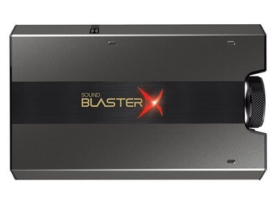 Sound BlasterX G6 DAC de jeu 7.1 HD et carte son USB externe avec casque Xamp de Creative