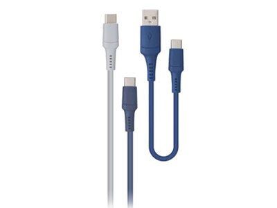 Ensemble de 3 câbles USB C vers USB (2,4 m (8 pi), 1,2 m (4 pi), 15 cm (5,9 po) de VitalCâbles type C 15 cm, 4 pi, 8 pi