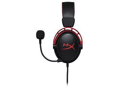 HyperX Cloud Alpha Over-Ear Wired Gaming Headset with Mic - Black