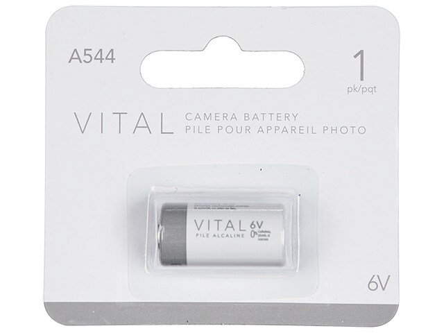 Pile alcaline 6 V pour appareil photo A544 de VITAL - emballage de 1