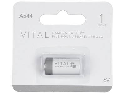 Pile alcaline 6 V pour appareil photo A544 de VITAL - emballage de 1