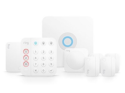 Ring système de sécurité à domicile d'alarme  - Kit de 8 pièces