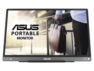 ASUS ZenScreen GO MB16ACE 15.6” 1080P IPS Portable LED Monitor with USB-C