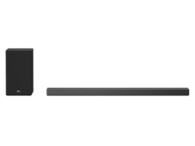 LG SN9YG 5.1.2 ch 520W Dolby Atmos Soundbar & Subwoofer with Meridian - Black