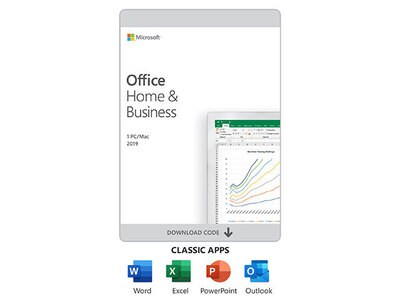 Microsoft Office Home & Business 2019 , One-time purchase, 1 person , PC/Mac Download