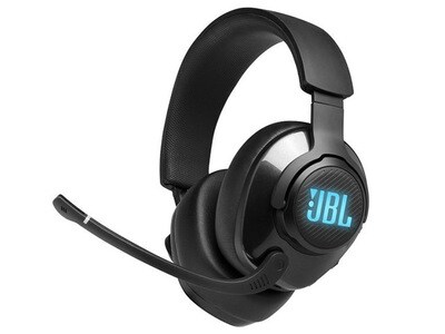 JBL Quantum 400 USB Over-Ear Gaming Headset with Game-Chat Balance Dial - Black