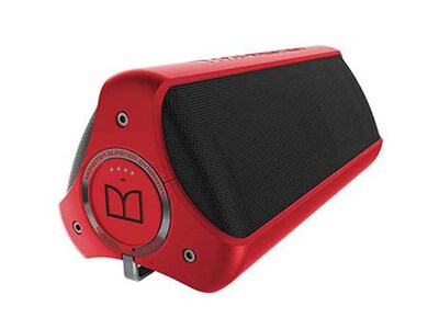 Remis à neuf - Haut-parleur Bluetooth® portatif Dynamite de Monster® - rouge