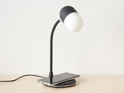 Lampe de bureau 3-en-1 avec haut-parleur et chargeur sans fil