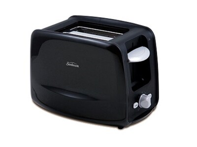 Sunbeam 2 Slice Extra-Wide Slot Retractable Cord Toaster - Black