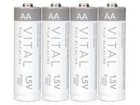VITAL AA Alkaline Battery - 4 Pack