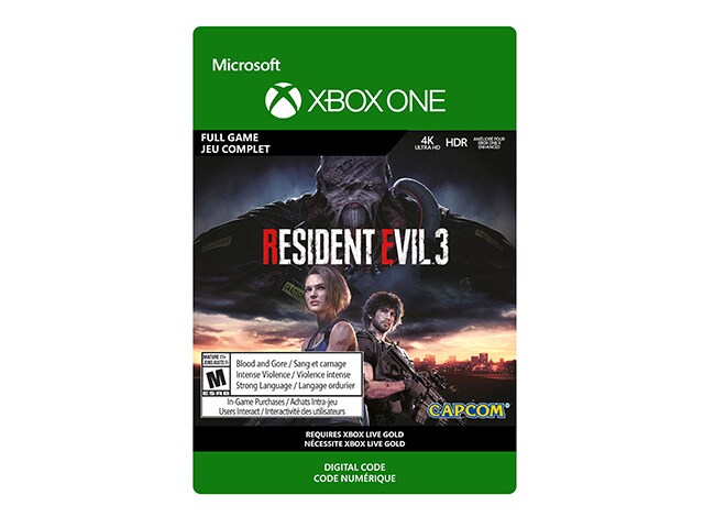 Resident Evil 3 (Code Electronique) pour Xbox One