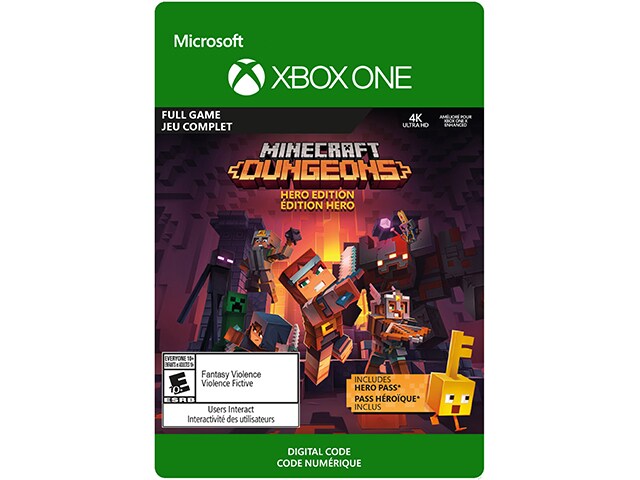 Minecraft Dungeons: Hero Edition (Digital Download) for Xbox One