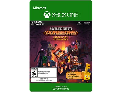 Minecraft Dungeons: Hero Edition (Code Electronique) pour Xbox One