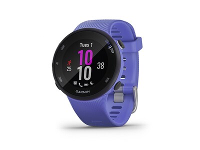 Garmin Forerunner 45S GPS Running Smartwatch & Fitness Tracker - Small/Medium - Iris Purple