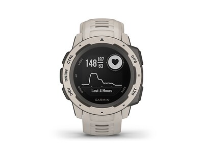 Garmin Instinct Rugged GPS Smartwatch & Fitness Tracker - White