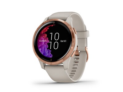 Garmin Venu GPS Smartwatch & Fitness Tracker with Incident Detection - Rose Gold