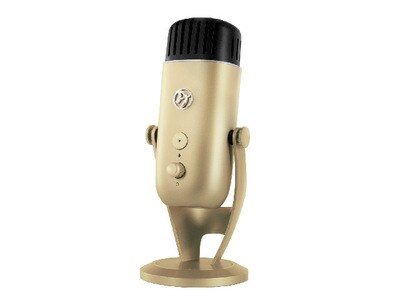 Microphone USB de bureau COLONNA COLONNA-GOLD d’Arozzi - doré