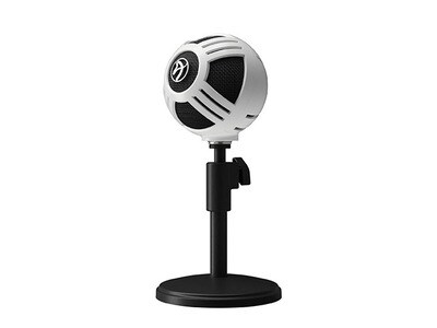 Microphone USB de bureau SFERA SFERA-WHITE d’Arozzi - blanc