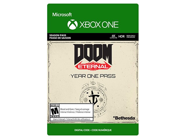 Doom Eternal: Year One Pass (Code Electronique) pour Xbox One