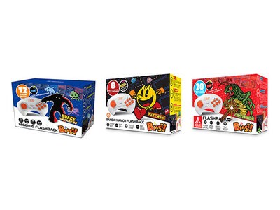 ATGames Retro Arcade Console 3 Pack - 40 Games Including Pac-Man