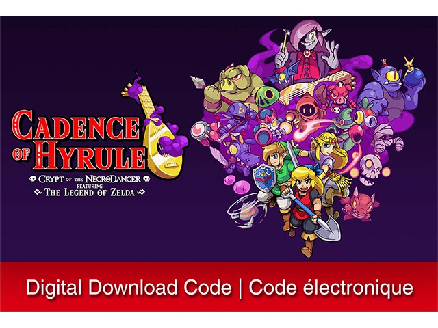 Cadence of Hyrule: Crypt of the NecroDancer Featuring the Legend of Zelda (Digital Download) for Nintendo Switch