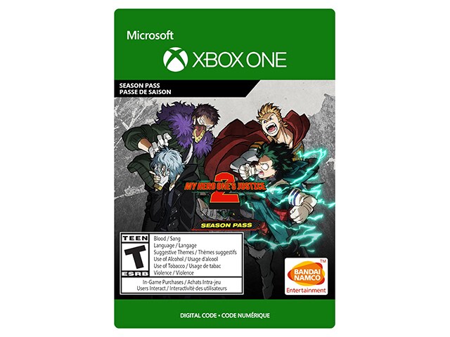 My Hero One's Justice 2: Season Pass (Code Electronique) pour Xbox One