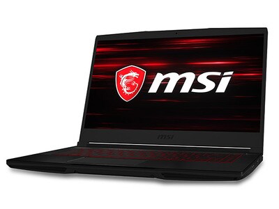 MSI GF63 10SCXR-086CA 15.6” Gaming Laptop with Intel® i7-10750H, 512GB SSD, 16GB RAM, NVIDIA GTX 1650 Max-Q & Windows 10 Home