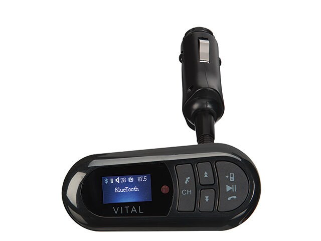 Transmetteur FM Bluetooth® de VITAL - noir