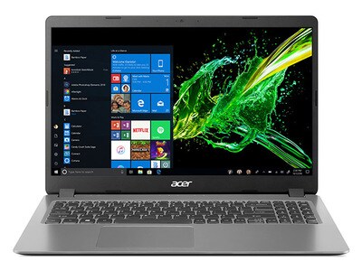 Ordinateur portable 15,6 po Aspire A315-54K-37RE de Acer avec processeur i3-6006U d’Intel®, disque SSD de 256 Go, MEV de 8 Go et Windows 10 S 