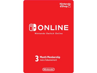 Nintendo Switch Online 3-Month Individual Membership (Digital Download)