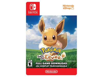 Pokémon: Let’s Go, Eevee! (Code Electronique) pour Nintendo Switch