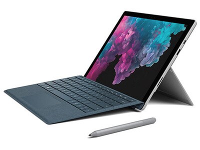 Microsoft Surface Pro 6 KJT-00001 12.3” 2-in-1 Touchscreen Laptop with Intel® i5-8250U, 256GB SSD, 8GB RAM & Windows 10 Home - Black