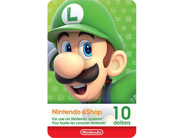 $10 Nintendo eShop Gift Card (Digital Download) for Nintendo Switch 