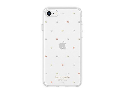 Étui de protection de Kate Spade pour iPhone 6/6s/7/8/SE 2nd Generation - Pin Dot Gems