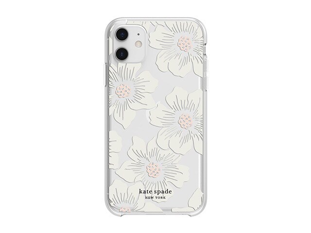 Étui de protection de Kate Spade pour iPhone 11 - Hollyhock Floral