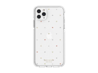Étui defensive de Kate Spade pour iPhone 11 Pro Max - Pin Dot Gems