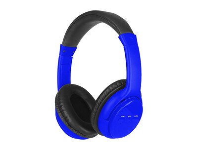 Sylvania Wireless On-Ear Bluetooth® Stereo Headphones with Microphone - Blue