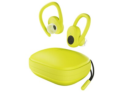Écouteurs-boutons sport sans fil Push Ultra de Skullcandy - jaune électrique
