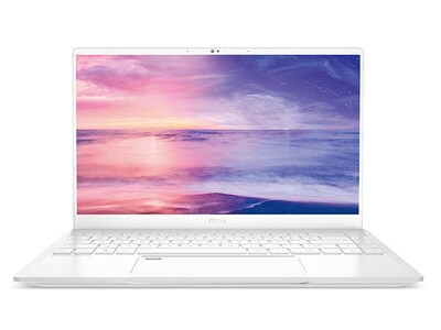 MSI Prestige 14 A10SC-247CA 14” Laptop with Intel® i7-10710U, 512GB SSD, 16GB RAM, NVIDIA GTX 1650 Max-Q & Windows 10 Pro - Pure White