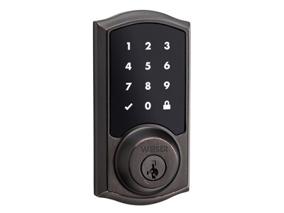 Weiser SmartCode 10 Touch Door Lock - Venetian Bronze