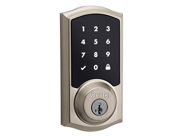 Weiser SmartCode 10 Touch Door Lock - Nickel Satin