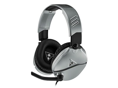 Turtle Beach Recon 70 Wired Over-Ear Gaming Headset for Xbox, PS4™, PS5™, Nintendo Switch - Silver
