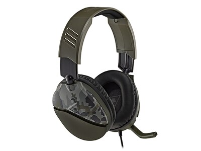 Turtle Beach Recon 70 Wired Over-Ear Gaming Headset for Xbox, PS4™, PS5™, Nintendo Switch - Green Camo
