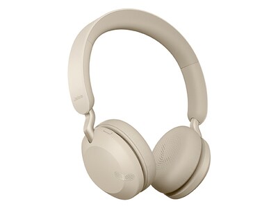 Jabra Elite 45h Wireless Noise Cancelling On-Ear Headphones - Gold Beige