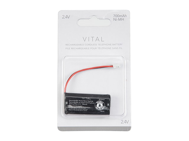 VITAL NiMh 700 mAh 2.4V Cordless Phone Replacement Battery