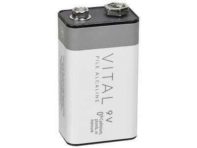 Pile alcaline 9 V VITAL - emballage de 1