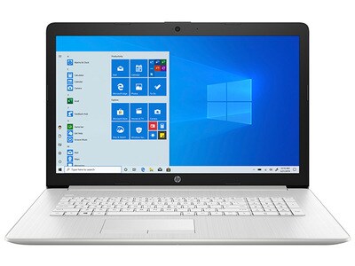 HP 17-ca2001ca 17” Laptop with AMD Ryzen 3 3250U, 1TB HDD, 128GB SSD, 8GB RAM & Windows 10 Home - Silver