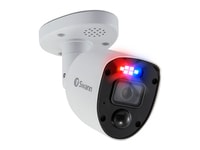 Swann Enforcer 1080p HD Police-Style Red and Blue Flashing Light Add-On Bullet Security Camera
