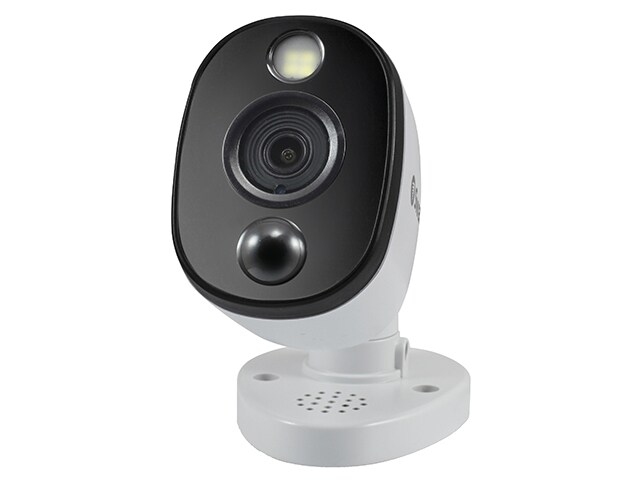 Swann Master 4k Unltra HD - Caméra de sécurité – blanc  d'extérieur à détection d'avertissement thermique,  Complément d'éclairage d'extérieur